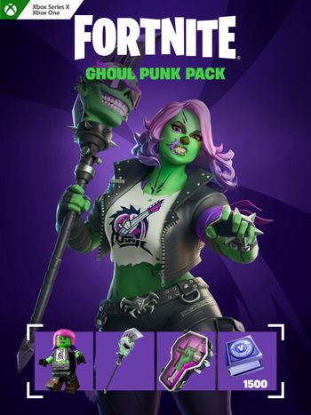 Fortnite - Ghoul Punk Pack + 1,500 V-Bucks Challenge (DLC) XBOX LIVE Key MEXICO