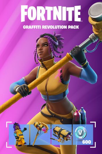Fortnite - Graffiti Revolution Pack + 600 V-Bucks XBOX LIVE Key CANADA