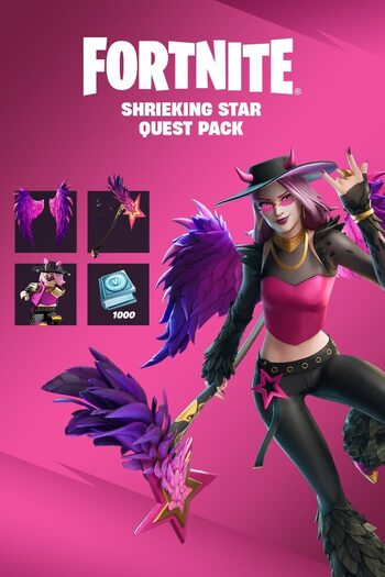 Fortnite - Shrieking Star Quest Pack + 1,000 V-Bucks Challenge XBOX LIVE Key UNITED STATES