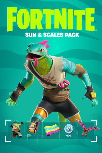 Fortnite - Sun & Scales Pack + 600 V-Bucks XBOX LIVE Key UNITED KINGDOM